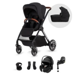Silver Cross Reef Pushchair & Maxi-Cosi Pebble 360 Pro Travel Bundle - Orbit Black