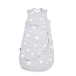 SnuzPouch Sleeping Bag 1.0 Tog - White Star (0-6 Months)