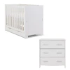Obaby Nika 2 Piece Room Set & Underdrawer- White Wash
