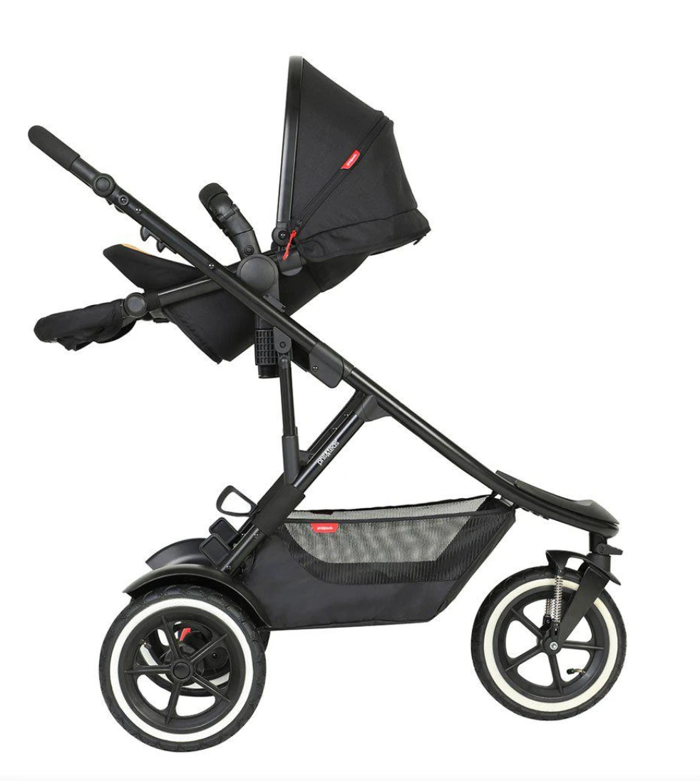Phil & Teds Sport Verso Pushchair - Red 4 Phil & Teds Sport Verso Pushchair - Red - Image 4