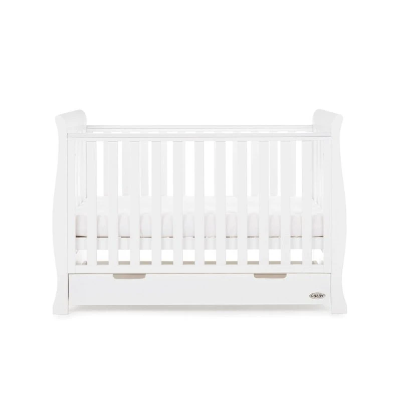 Obaby Stamford Mini Sleigh 5 Piece Room Set- White 5 Obaby Stamford Mini Sleigh 5 Piece Room Set- White - Image 5