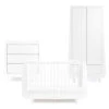 SnuzKot Skandi 3pc Nursery Furniture Set | White