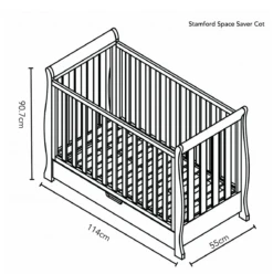 Obaby Stamford Space Saver 2 Piece Room Set | White -Baby Products Store qs1lcoe5l0b