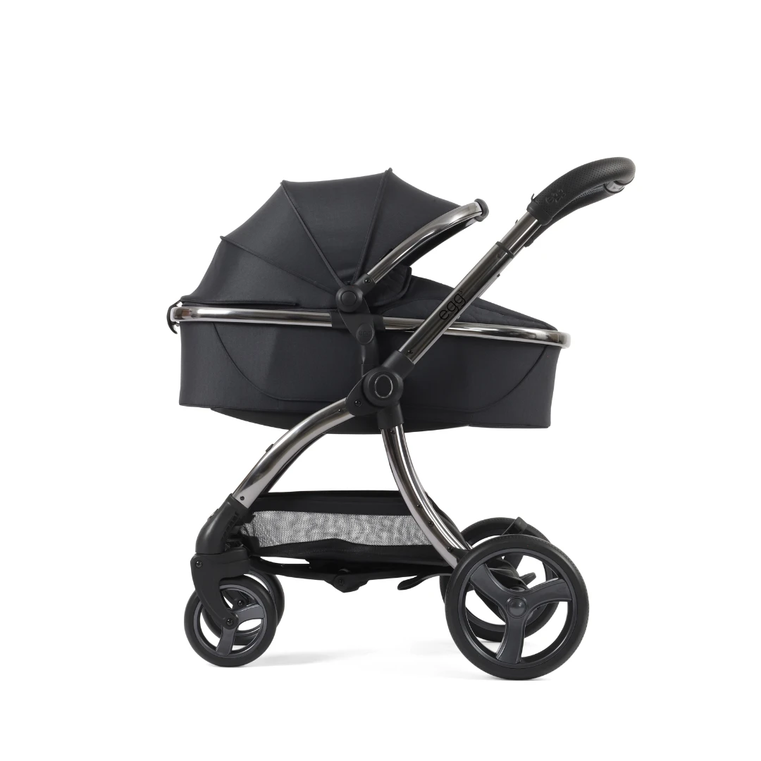 Egg 3 Stroller Luxury Travel System With Maxi-Cosi Cabriofix I-Size Car Seat | Carbonite 2 Egg 3 Stroller Luxury Travel System With Maxi-Cosi Cabriofix I-Size Car Seat | Carbonite - Image 2