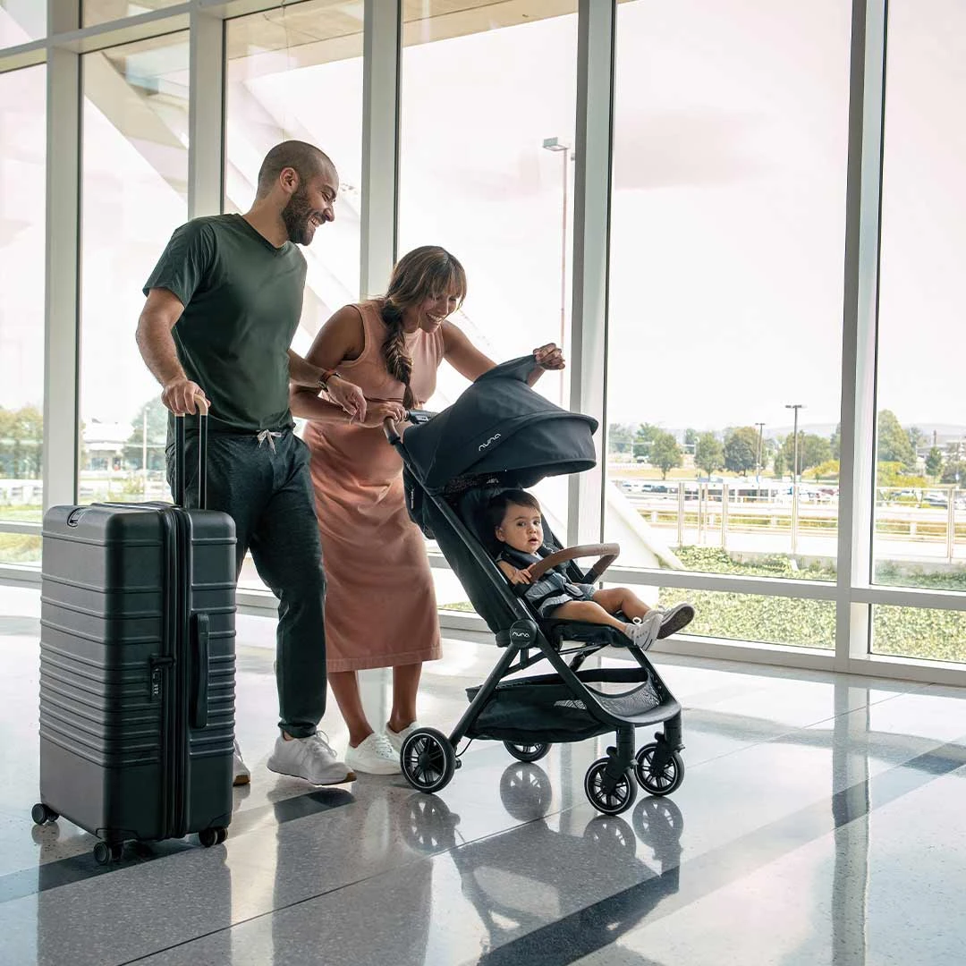 Nuna TRVL Compact Stroller - Hazelwood (Includes Travel Bag & Raincover) 9 Nuna TRVL Compact Stroller - Hazelwood (Includes Travel Bag & Raincover) - Image 9