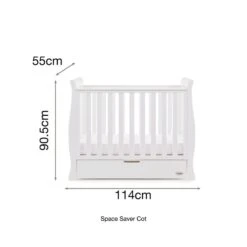 Obaby Stamford Space Saver 2 Piece Room Set | White -Baby Products Store rvhn2f0b153