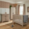 CuddleCo Isla 3 Piece Nursery Furniture Set | Ash