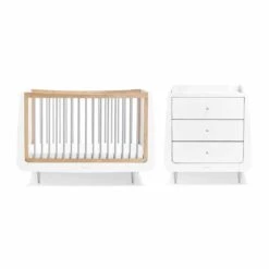 SnuzKot Skandi 2 Piece Nursery Furniture Set | Grey