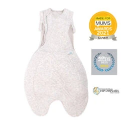 Purflo Swaddle To Sleep 2.5tog All Seasons (0-4 Months) - Minimal Grey -Baby Products Store s2tbd4ww3r3