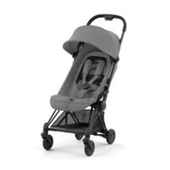 Cybex Coya Platinum Compact Stroller | Mirage Grey On Matt Black -Baby Products Store s4jks1d2yaa