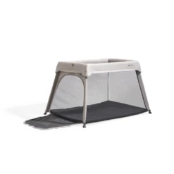 Silver Cross Slumber Travel Cot With Newborn Insert & Travel Bag | Stone -Baby Products Store sc3t4ateait