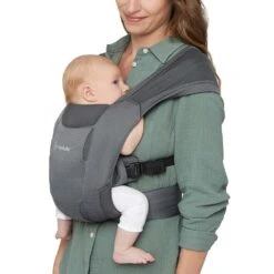 Ergobaby Embrace Baby Carrier Cool Air Mesh | Washed Black