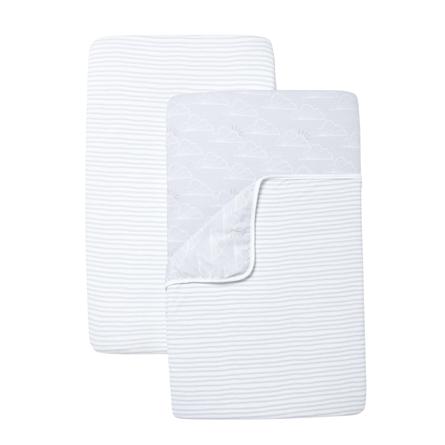 Shnuggle® Shnuggle Air Bedside Crib Bedding Set - Grey 1 Shnuggle® Shnuggle Air Bedside Crib Bedding Set - Grey