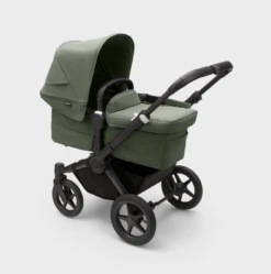 Bugaboo Donkey 5 Duo Pushchair & Cybex Cloud T Travel System - Black / Forest Green -Baby Products Store smvsfcauiyu