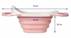 ClevaMama - ClevaBath- The Sink Bath - Pink -Baby Products Store sraz1istpj4