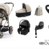 Oyster 3 Luxury 7 Piece Maxi Cosi Pebble Pro 360 Travel System | Crème Brulee (Champagne Chassis)