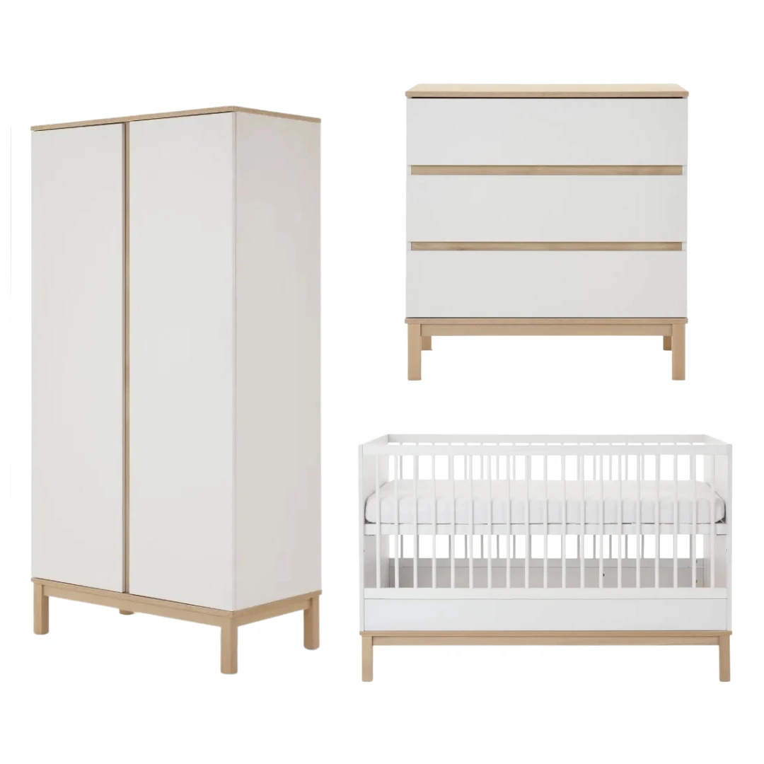 Obaby Astrid 3 Piece Room Set | White 2 Obaby Astrid 3 Piece Room Set | White - Image 2