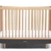SnuzKot Skandi Cot Bed- Slate Natural