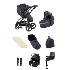 Egg 3 Stroller Luxury Travel System With Maxi-Cosi Pebble 360 Pro Car Seat | Celestial