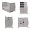 Obaby Stamford Classic 4 Piece Room Set- Warm Grey