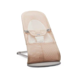 Babybjorn BABYBJÖRN Baby Bouncer Balance Soft | Pearly Pink Mesh | Grey Frame