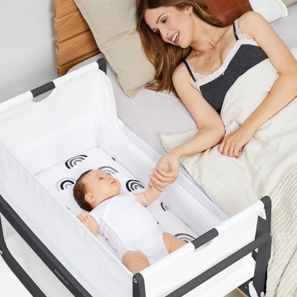 SnuzPod4 Bedside Crib - Slate 6 SnuzPod4 Bedside Crib - Slate - Image 6
