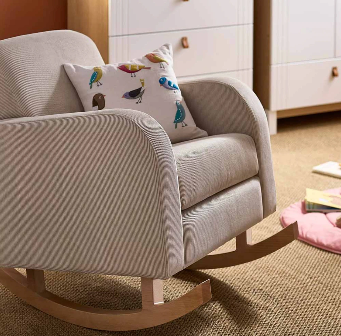 CuddleCo Etta Nursing Chair | Sand 2 CuddleCo Etta Nursing Chair | Sand - Image 2