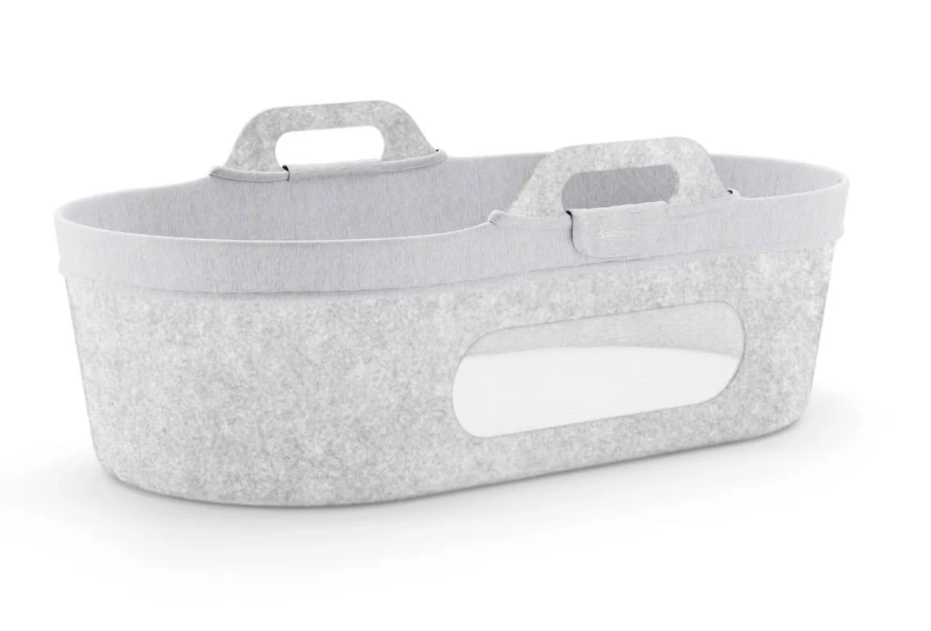 SnuzBaskit Liner | Light Grey Marl 1 SnuzBaskit Liner | Light Grey Marl