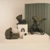 Silver Cross Wave Pushchair & Dream I-Size Travel Pack - Cedar Green (FREE Carrycot Stand)