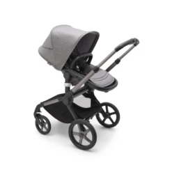 Bugaboo Fox 5 Ultimate Maxi-Cosi Cabriofix Travel System - Graphite/Grey Melange -Baby Products Store vzmvfwkunw2