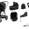 Oyster 3 Luxury 7 Piece Capsule Travel System | Black Olive (Gun Metal Chassis)
