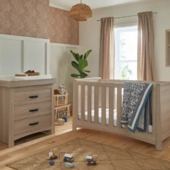 CuddleCo Isla 2 Piece Nursery Furniture Set | Ash