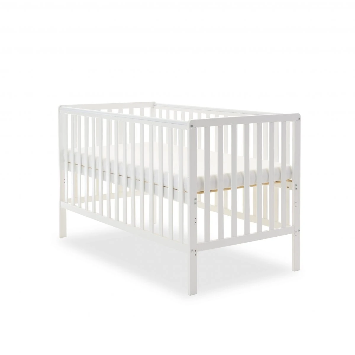 Obaby Bantam Cot Bed & Under Drawer - White 2 Obaby Bantam Cot Bed & Under Drawer - White - Image 2