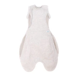 Purflo Swaddle To Sleep 0.5tog Lightweight (0-4 Months) - Minimal Grey
