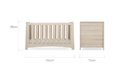 CuddleCo Isla Cot Bed | Ash -Baby Products Store z230akmnsqu