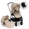 Nuna TRIV NEXT Stroller, Carrycot & Pipa URBN Car Seat Bundle | Biscotti