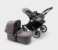Bugaboo Donkey 5 Twin Pushchair & Maxi-Cosi Cabriofix I-Size Travel System - Graphite / Grey Melange -Baby Products Store zh2j50xiegr