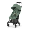 Cybex Coya Platinum Compact Stroller | Leaf Green On Matt Black