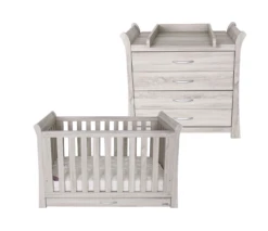 Babystyle Noble Cotbed & Dresser 2 Piece Room Set - Soft Oak