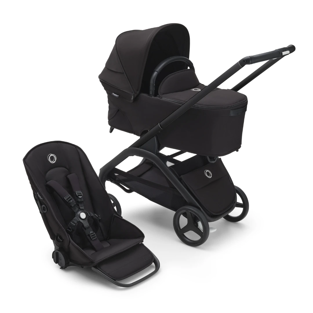 Bugaboo Dragonfly Ultimate Bundle With Turtle 360 Car Seat -Black With Midnight Black 2 Bugaboo Dragonfly Ultimate Bundle With Turtle 360 Car Seat -Black With Midnight Black - Image 2